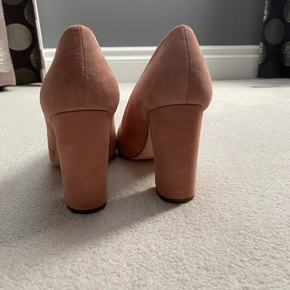 LOEFFLER RANDALL Sz 10 Paulina Pump Coquille, beautiful pink suede, brand new - Picture 3 of 8